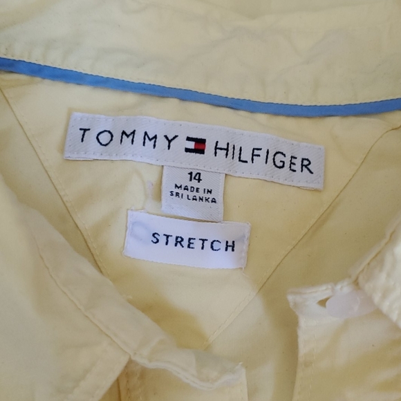 Tommy Hilfiger Sleeveless Button Up Shirt Size 14 - Picture 4 of 4